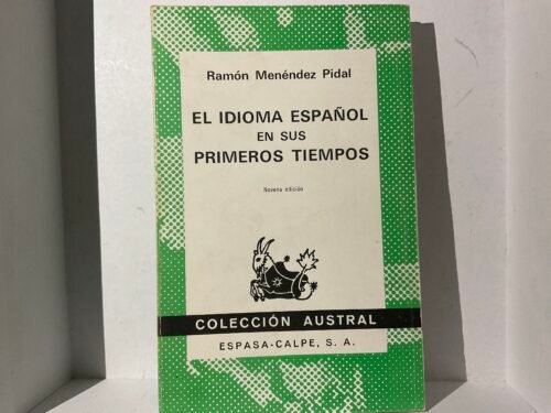 IMG_2119 El idioma español en sus primeros tiempos