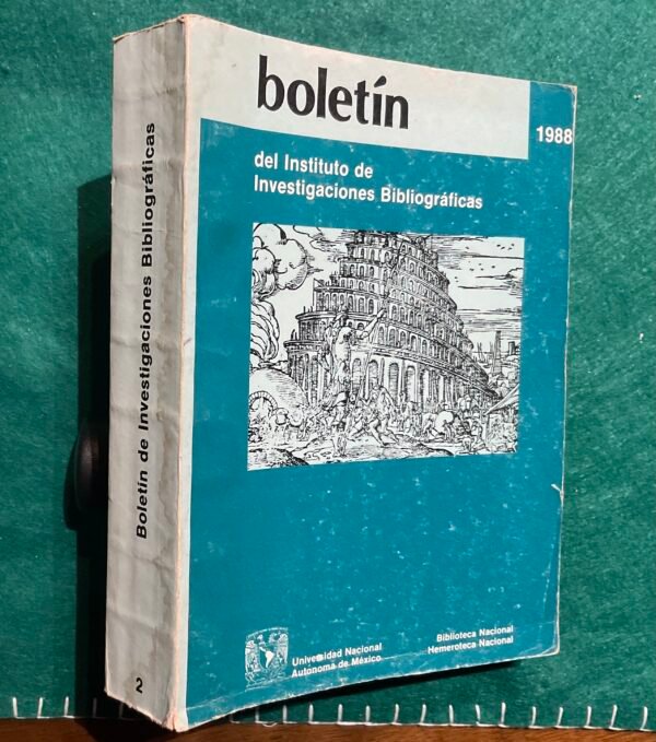 Boletín del instituto de investigaciones bibliográficas