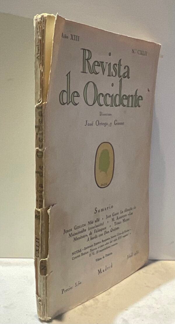 Revista de Occidente   Abril 1935