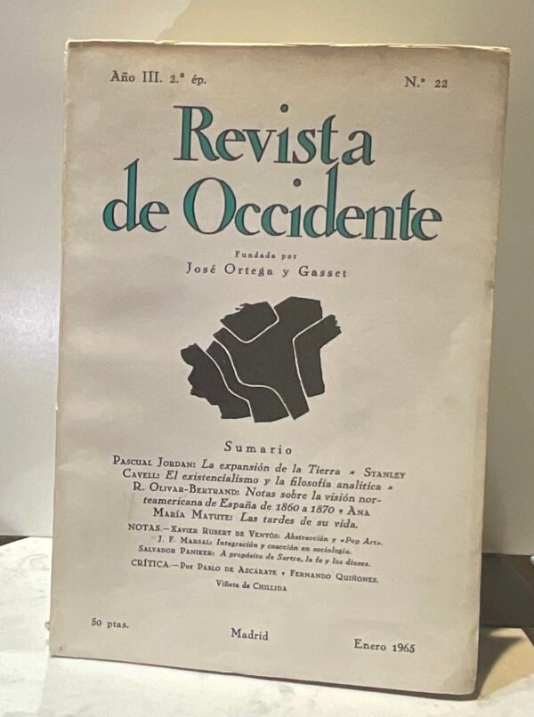Revista de Occidente año III 2ª época. enero a diciembre de 1965