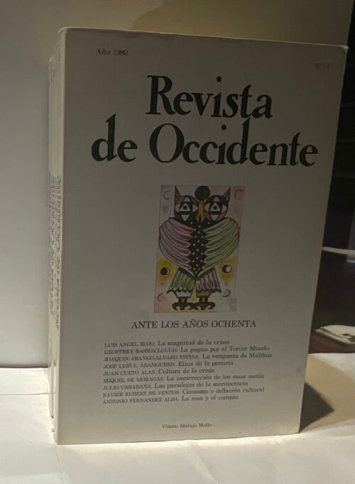 IMG_3502 Revista de Occidente 1980 numero 1 al 6