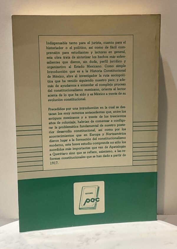 Introducción a la Historia Constitucional de México
